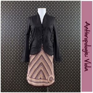 Anthro "Chevron Sweater Skirt" by Viola